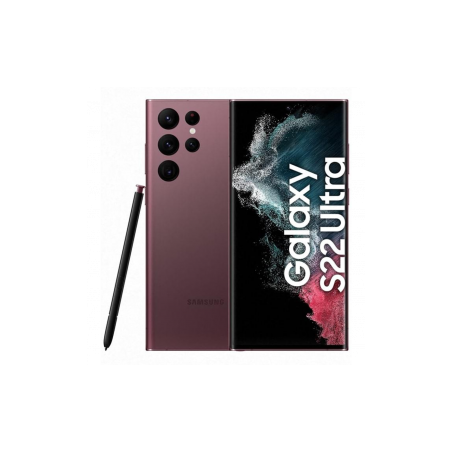 Samsung Galaxy S22 Ultra 5G 256 Go - Bordeaux (Ecran + Stylet HS) — Reconditionné Garanti 12 mois · Smarty Paris